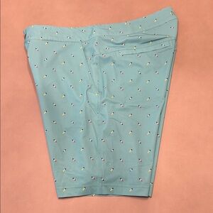 lululemon athletica Teal Patterned Men's Swim Hybrids linerless